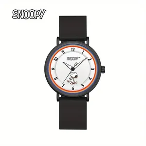 RELOJ SNOOPY NEGRO