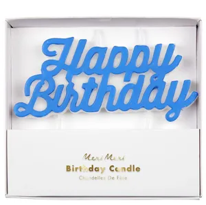 Vela Happy birthday Azul