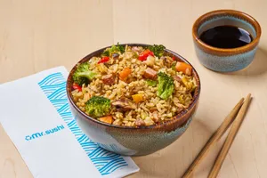 Bowl Yakimeshi Rib Eye – Rib Eye, Brócoli y Salsa Ajonjolí