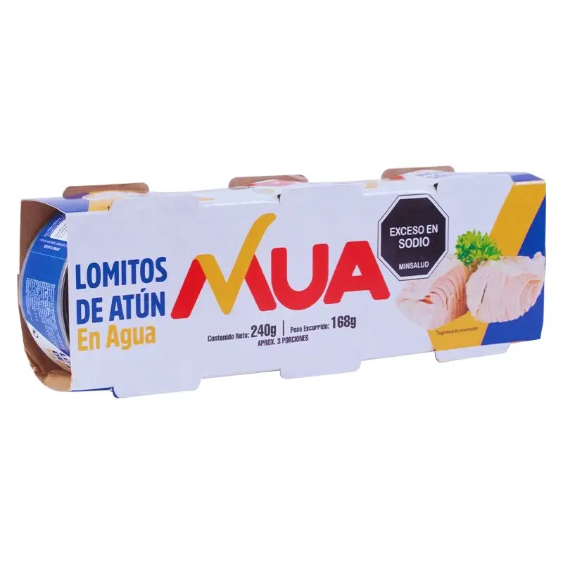 ATUN MUA LOMITOS AGUA 80G TRIPACK