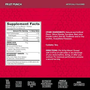 SUPLEMENTO AMINOX FRUIT PUNCH X 435 GRS