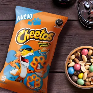 Snack de Maíz Cheetos Garritas Queso Travieso x 90 g
