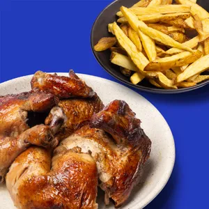 1 Pollo + Papas Fritas