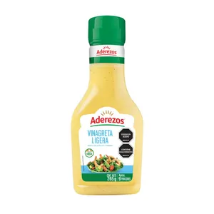 VINAGRETA ADEREZOS LIGHT X 265G