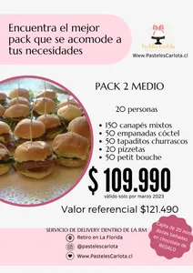 Pack 2 Coctelería