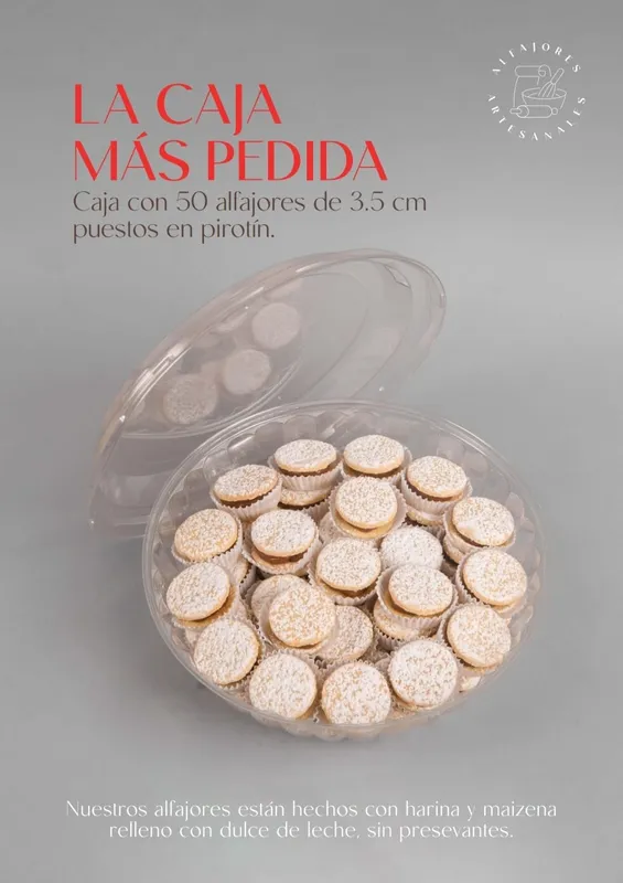 bombonera de 3.5 cm en pirotines