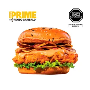 Hamburguesa Prime Chicken Diablo Renzo Garibaldi