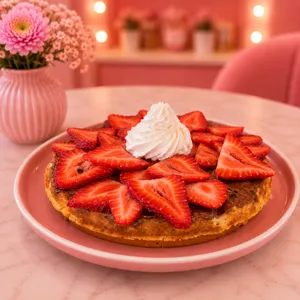 Waffle Nutella Frutilla