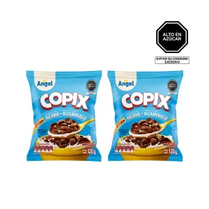 Pack (2 Cereal Copix Choco/Marsh Angel x 120 g)