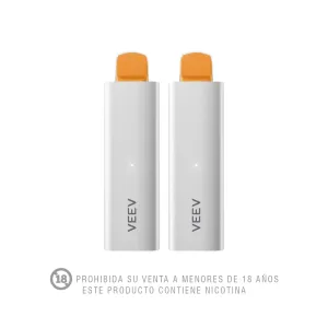 Pack 2 (Vapeador Electrónico Veev Now Mango 1800 Puff)