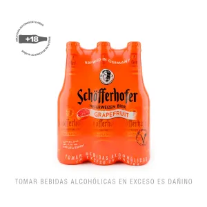 Cerveza Schofferhofer Toronja Six Pack (Vidrio)