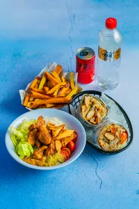 Combo Bowl o Wrap + Bebida o agua + Acompañamiento