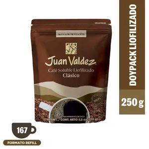 Café Liofilizado Tradicional Formato Doypack 250 g