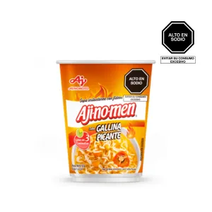 Sopa Ajinomen Gallina Picante en vaso 51 g