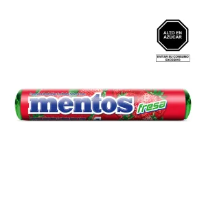 Caramelo Mentos Fresa Rollo X 1 Und