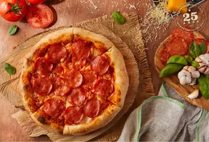 Pizza mediana pepperoni y mozzarella aniversario