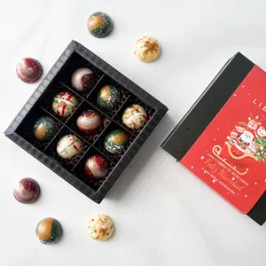 Caja Bombones Navideños 9 unidades - Edición Limitada Sabores Chilenos