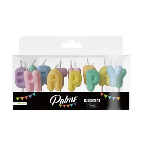 Velas Happy birthday pastel