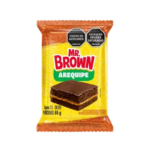 BROWNIE RELLENO MR BROWM AREQUIPE X 75 GRS BROWNIE RELLENO MR BROWM AREQUIPE X 75 GRS