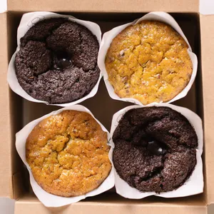 Caja 4 queques veganos