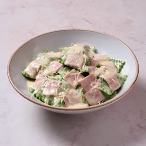 Ravioles de ossobuco en salsa a lo Alfredo