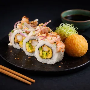 Combo Ball Ceviche roll
