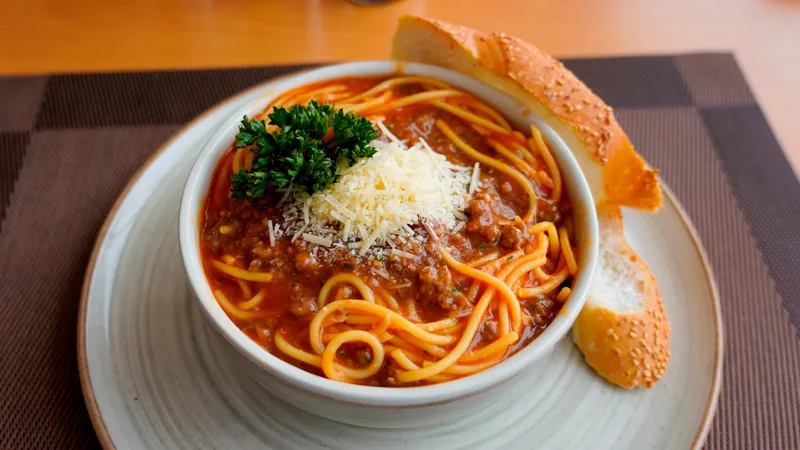 Spaguettis boloñesa Spaguettis boloñesa