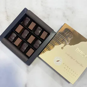 Caja 12 bombones macizos zero azúcar