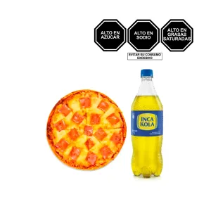 Pack (1 Pizza Familiar Americana + 1 Inca Kola x 1 Lt)
