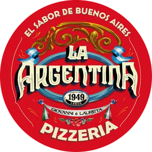 Logo de La Argentina Pizzeria