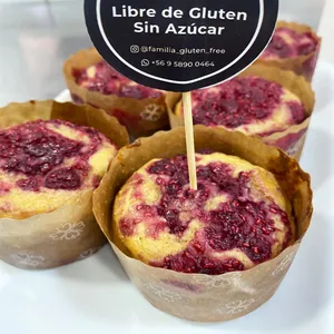 Muffins de frambuesas