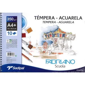 Block Fabriano papel Acuarela A4