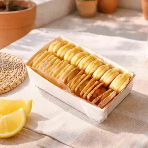 mini alfajores de limón, maracuyá y manzana x 17