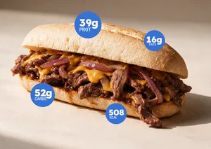 The Naked Philly Sandwich