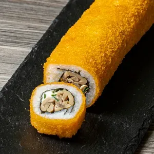 Handroll Champiñon Queso Cebollin