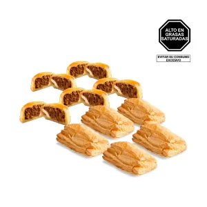 Pack (5 Empanada De Carne + 5 Empanada Mixta)