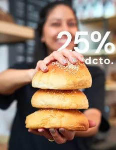 25% OFF Pan brioche de hamburguesa
