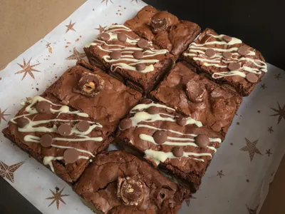6 brownies clásicos
