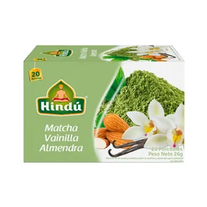 TE VERDE HINDU MATCHA VAINILLA ALMENDRA 26G  20UNI