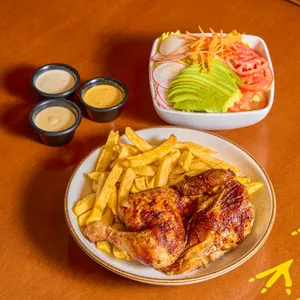 1/2 Pollo a la Leña