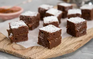 Mini Brownies con Arequipe