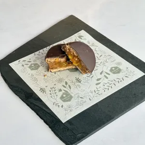 Alfajor Manjar - Naranja de 5 cm