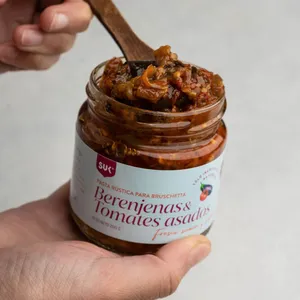 SUK PASTA DE BERENJENAS Y TOMATES ASADOS 200 GR