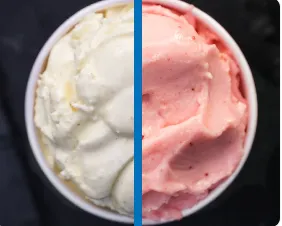 Happy Gelato de Vainilla&Frutilla