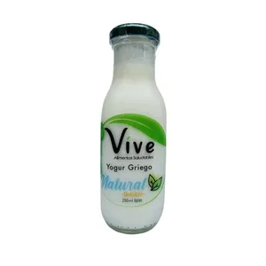 Yogurt griego vive bebible natural x 250 ml