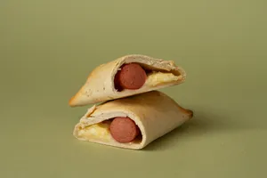 Chaparrita vienesa con queso