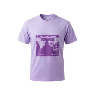 Polo De Algodón Oversize Tambo Diseño Morado Urbano X 1 Und