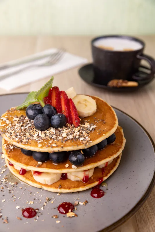 Hot cakes de avena