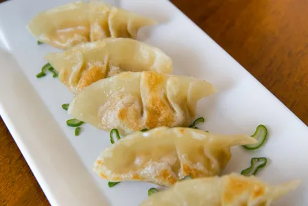 Gyozas chupe de jaiba