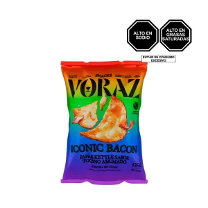 Papas Voraz Sabor Tocino Ahumado Pride X 135 Gr